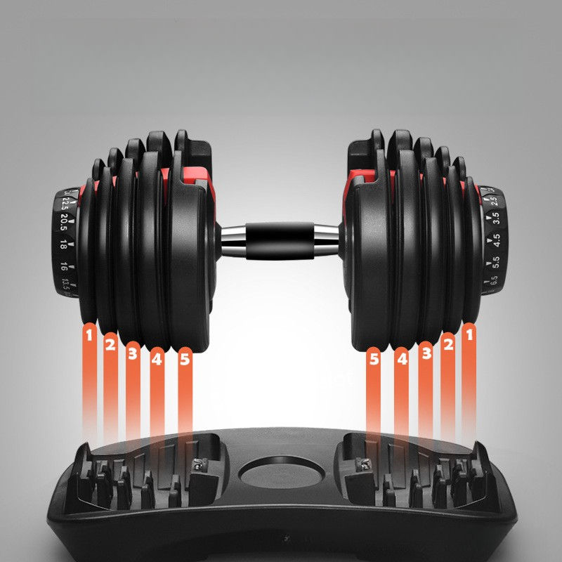 25lb/40lb/52lb Adjustable Anti-Slip Fast Adjustable Weight Handle ...