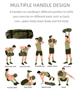 Durable 1000D Nylon Cordura Weight Lifting Fitness <strong>Sandbag</strong> for <strong>Exercise</strong> - Product Image 4