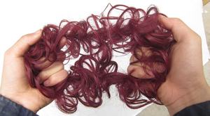 Bollo de pelo extensiones de ondulado rizado desordenado Donut Chignons pelo peluca cabello desordenado bollos - Product Image 5