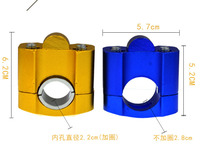 Adaptor Klem Setang Motor Off Road CNC 7/8 inci 22mm 28mm Aluminium untuk Pit Dirt Motor