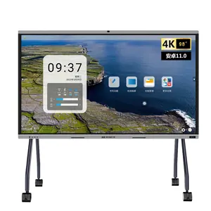 Rongtong Factory 55 65 75 86 98 100 110-inch TFT multi-size intelligent interactive board whiteboard, with dual system