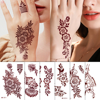 Autocollants de tatouage temporaire semi-permanent Mandala sans eau, à coller, sans danger pour la peau, pour marque privée OEM ODM
