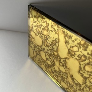 Lớn Antique Vàng Stain Gương Đứng Đầy Đủ Chiều Dài Mặc Quần Áo Sử Dụng 4-6Mm Backsplash Tường Trang Trí Nội Thất Hình Học Nghệ Thuật Mô Hình Retro - Product Image 3