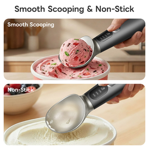 Cuillère à glace électrique rechargeable avec charge Type-C, 3 niveaux de chaleur, pour conquérir la glace la plus dure sans effort - Product Image 6