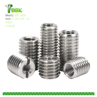 Stainless Steel Slotted Self Tapping Thread Insert M2 M2.5 M3 M4 M5 M6 M8 M10 M12 M14 M16 M20 Slotted Thread Insert