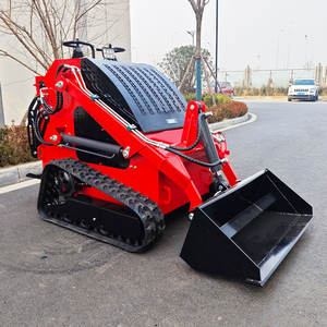 क्रॉलर मूविंग प्रकार गैसोलीन इंजन घटक कॉम्पैक्ट लोडर्स स्किड आगे मिनी स्किड लोडर - Product Image 4