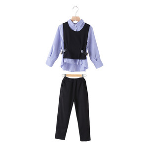 Ropa al por Mayor: Chalecos de Punto para Niñas, Leggings de Algodón de Color Sólido, Empaquetados en Dubái, de Proveedores de Tailandia - Product Image 1