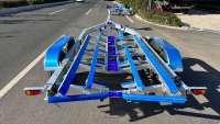 Poly couchettes à essieu tandem de 27 pieds remorque de bateau en aluminium de haute qualité à vendre avec prix d'usine