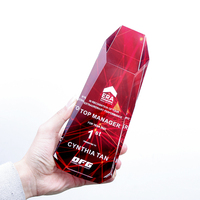 Caisson chinois de haute qualité, cristal couleur imprimée, édition