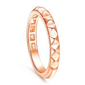 Anillo de Plata de Ley 925 con Zirconia Rosa y Baño de Rodio, Estilo Simple y Elegante, para Mujer, Ideal para Bodas, Fiestas y Aniversarios - Product Image 4