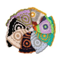 Chapeau seau d'hiver à la mode, vente en gros, personnalisé, design, crochet, tricot