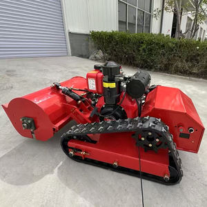 Tondeuse à <span class=keywords><strong>gazon</strong></span> sur chenilles électrique intelligente Robot intelligent à bas <span class=keywords><strong>prix</strong></span> avec broyeur d'herbe télécommandé - Product Image 6