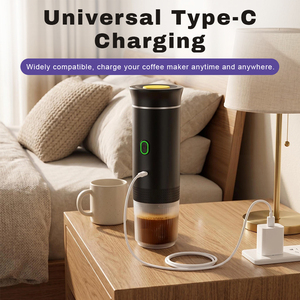 Cafetera Portátil 3 en 1 con Batería USB Integrada, Cafetera Eléctrica de Cápsulas Portátil para Espresso, para Uso Diario y Camping - Product Image 3