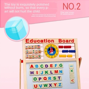 Montessori trẻ em Double Sided từ tính vẽ Board sets ABCD từ chính tả toán học giáo dục học tập đồ chơi cho trẻ em gái - Product Image 5