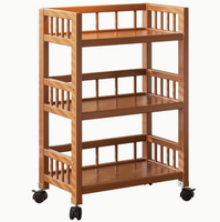 Chariot de rangement multi-niveaux autoportant, armoire à collations mobile, étagère utilitaire roulante polyvalente pour la cuisine domestique et les plats chauds