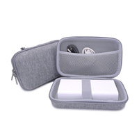 Étui pour batterie externe en EVA imperméable, boîte de rangement multifonctionnelle en EVA pour organisateur de câbles, chargeurs, sac pour appareils électroniques