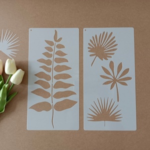 Nouveau design en feuille de palmier, <span class=keywords><strong>peinture</strong></span> en aérosol pour meubles en Mylar de 10 mil, pochoirs en plastique personnalisés pour la <span class=keywords><strong>peinture</strong></span> murale - Product Image 4