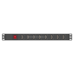 ขายตรงจากโรงงาน ปลั๊กไฟ PDU 16A C13 ช่องจ่ายไฟ 8 ทาง ชุดจ่ายไฟแบบติดตั้งบนแร็ค รางปลั๊กไฟ OEM ODM - Product Image 4