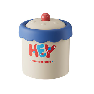Hey Waste <b>Bin</b> Cylindrical With Lid <b>Large</b> Capacity For Living Room Childrens Bedroom - Product Image 3