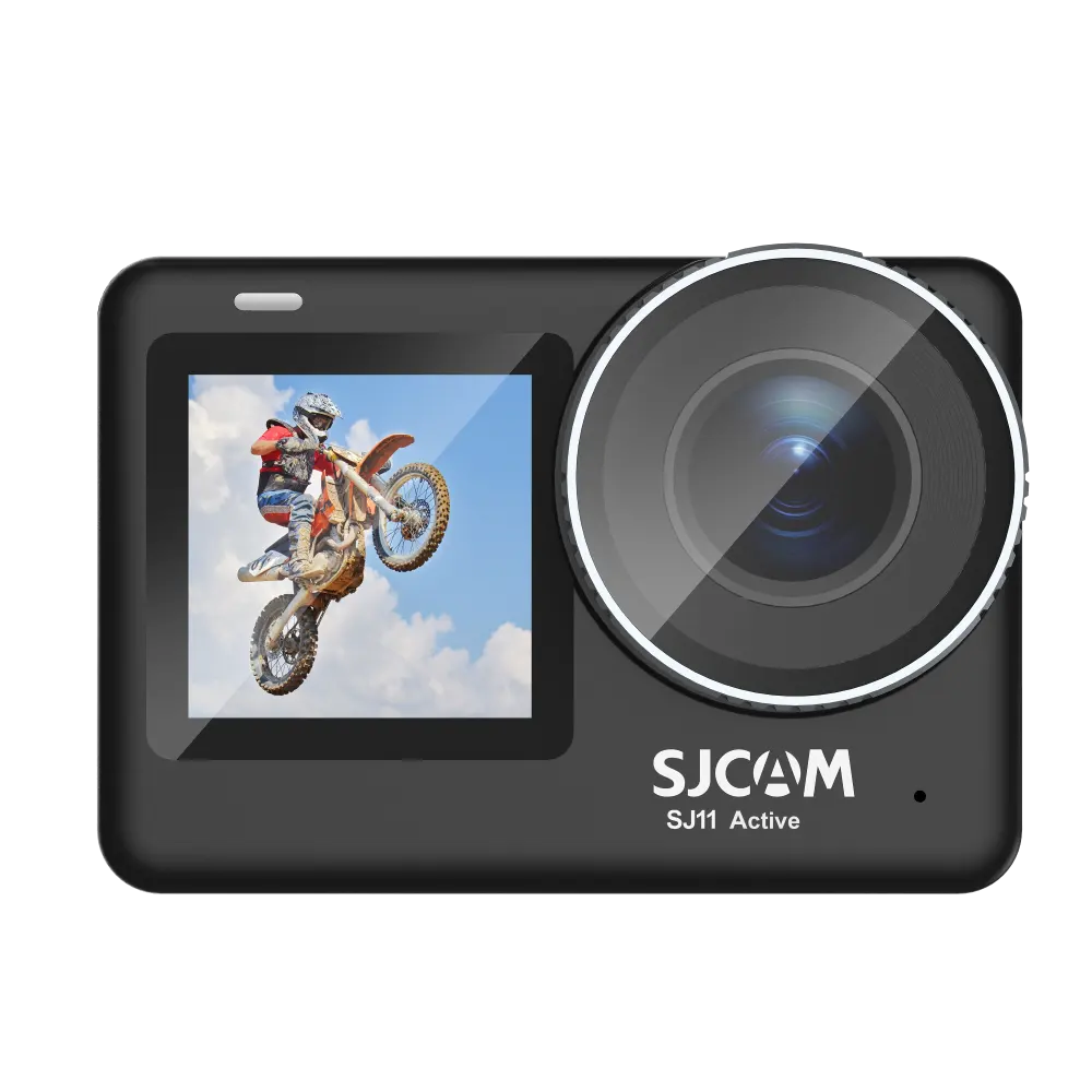 新しいSJCAMSJ11アクティブスクリーンリアル4KWiFiアクションカメラボディ防水ライブストリーム6軸ジャイロ安定化カメラ