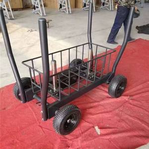 Customizable Commercial Workout Push Sled <b>Cart</b> Weight Plate Loadable Gym Tank Sled For Full‑Body Core Muscle Strength Training - Product Image 2