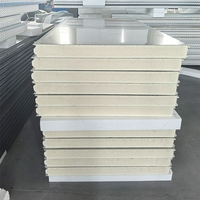 Panneaux de toiture sandwich en polyuréthane isolés PU, panneaux de toiture PIR pour maison préfabriquée