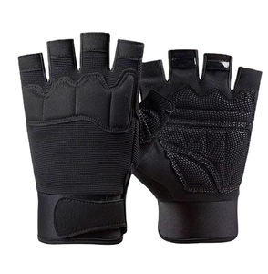 Tactical Gloves Camo Cycling Glove Sport Climbing Paintball Shooting Hunting Riding Ski <b>Half</b> Finger Mittens Men - Product Image 1