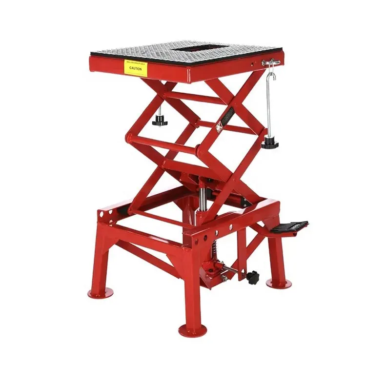 Hydraulic Motorcycle Scissor Floor Jack Lift Hoist Center Stand Motorcycle Scissor Stand