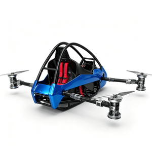 Nuevo Avión RC de Ala Rotatoria de un Solo Asiento, Ligero, con Estructura de Fibra de Carbono, Azul, Impulsado por Batería, Vehículo Volador de Despegue Vertical - Product Image 4