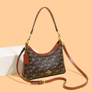 Bolso de Hombro <span class=keywords><strong>Guess</strong></span> de Diseño Versátil, Nuevo Modelo Media Luna, Material PU Moderno con Patrón de Flores Clásicas y Cierre de Cremallera - Product Image 2