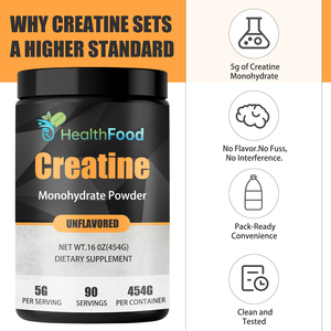 Private <b>Label</b> Creatine Monohydrate Powder Supports Lean Muscle Strength Performance Cognitive Function Cellular Energy - Product Image 4
