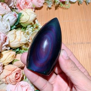 Wholesale Bohemian Style Rainbow Obsidian Freeform <b>Crystal</b> Stone Fashion Trend for Home Decor Holiday Other <b>Crystal</b> <b>Crafts</b> - Product Image 4