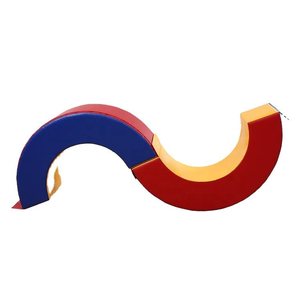 Équipement de jeu d'intérieur <span class=keywords><strong>pour</strong></span> enfants : Pont rampant, tunnel d'exploration et structure d'escalade <span class=keywords><strong>pour</strong></span> le jeu et l'apprentissage - Product Image 2