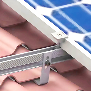 Crochet de <span class=keywords><strong>fixation</strong></span> universel réglable pour panneaux solaires sur toit - Support pour panneaux solaires - Installation facile - Product Image 3