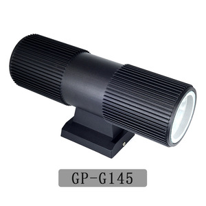 Lampe murale extérieure E27 à double tête, étanche, avec capteur de lumière, pour jardin, cour, portail - Product Image 2