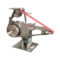 Ponceuse à bande industrielle 4 kW, robuste, compacte, pour le polissage abrasif du métal/acier inoxydable, multifonctionnelle