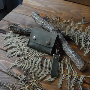 Bouteille personnalisée de 30ml boîte à épices en cuir Bushcraft Kit d'épices de camping sac porte-épices de voyage avec 3 bouteilles - Product Image 4