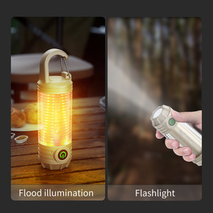 Smiling Shark Camping <b>Lantern</b> LED USB Rechargeable Warm White Light Outdoor Tent <b>Lamp</b> - Product Image 3