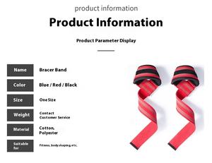 Menics OEM/ODM Profesyonel Bilek Destek Bandı Halter Kuvvet Antrenmanı Barfiks Sert Çekiş Kuvveti Bandı Erkekler ve Kadınlar için - Product Image 3