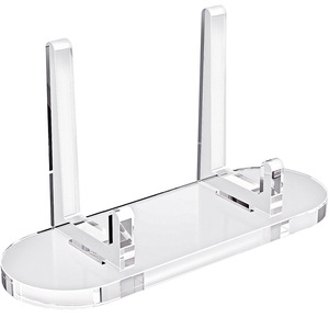 Rõ ràng Acrylic tấm đứng rõ ràng Giá vẽ đứng cho tấm tiền xu đứng nhựa thẻ slab hiển thị giá vẽ - Product Image 1