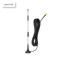 Antenne à ventouse à polarisation verticale à gain élevé 4G LTE 3-5dBi 700-2700MHz omnidirectionnelle à montage magnétique pour routeur sans fil LoRa
