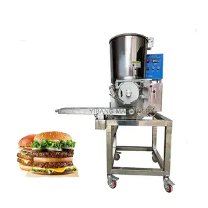 Linha de processamento de hambúrgueres para fazer tortas de carne e hambúrgueres de frango