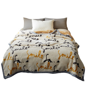 Plaid épais en <span class=keywords><strong>polaire</strong></span> corail Raschel, motif géométrique beige, double face, pour canapé, confortable, chaud, cadeau d'hiver, décoratif - Product Image 5