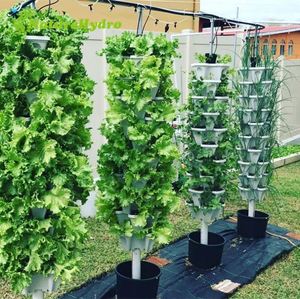 Maceta vertical apilable para jardín de fresas, <span class=keywords><strong>macetas</strong></span> apiladas - Product Image 2