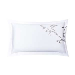 ชุดเครื่องนอนโรงแรม Alenhome <span class=keywords><strong>Twiggy</strong></span> ผ้าซาตินคอตตอน 100% พร้อมปลอกหมอน 3 ชิ้น ปักลายคุณภาพสูง รับผลิตแบบ OEM ODM - Product Image 3