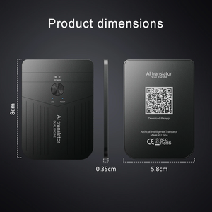 Traducteur magnétique IA rechargeable, traducteurs intelligents portables, BT5.0, traducteur ultra-fin en temps réel pour le bureau et les affaires - Product Image 5