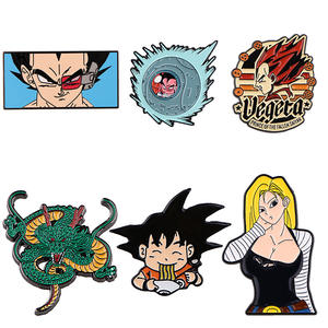 Sming Pinnen Wukong Cartoon Dragon Emaille Pin Saiyan Prins Revers Badge Kunstmatige Man 18 Pin Custom - Product Image 2