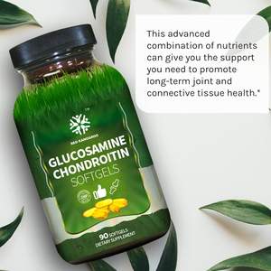 Privates Logo Amino glucose Weiche Kapseln Glucosamin Chon droitin MSM Unterstützung Gesunde Gelenks chmierung - Product Image 4