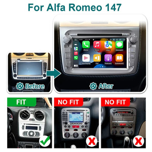 Radio para Auto con Apple CarPlay de 7'' para <span class=keywords><strong>Alfa</strong></span> Romeo <span class=keywords><strong>Mito</strong></span> 2008-2013, Android 13, FM RDS, Navegación GPS, Wifi 4G, Pantalla Táctil IPS <span class=keywords><strong>Multimedia</strong></span> - Product Image 5