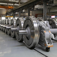 Roda Kereta Api dan As Roda serta Set Roda Gerbong Kereta Api 952mm yang Laris Manis dari Pabrik Roda Cina